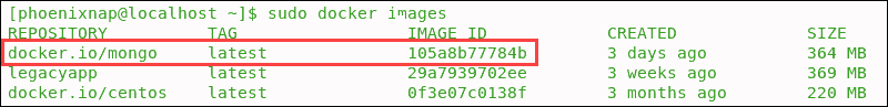 MongoDB Docker - Docker Images List